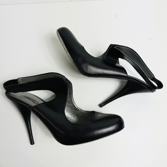 Miu Miu sling ankle slip on stiletto pumps - Picture 5 of 14